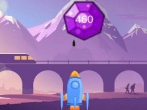 Leaping Gems Match 3 Puzzle