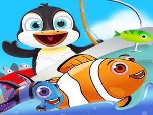 Penguin Fishing Adventure Game