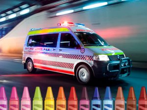 Ambulance Coloring Fun Game