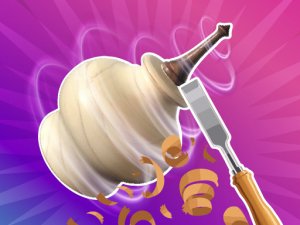 Woodturning Studio Crafting Game