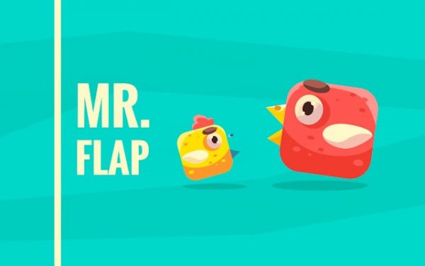 Mr Flap - Square Bird Flappy Game