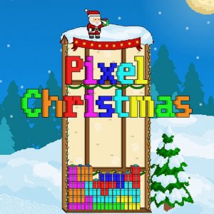 Pixel Christmas Puzzle Game - Tetris Puzzle
